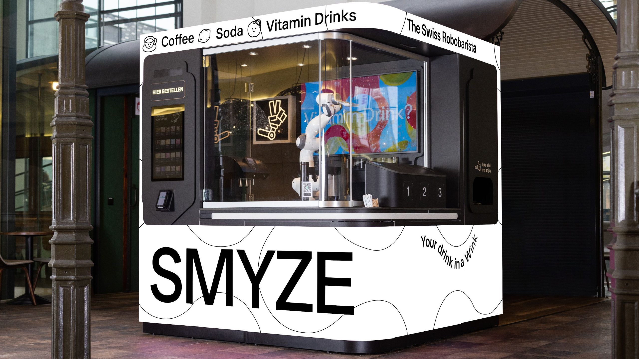 smyze selling kiosk