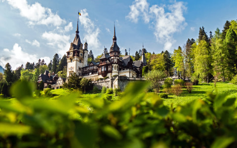 A castle in Romania