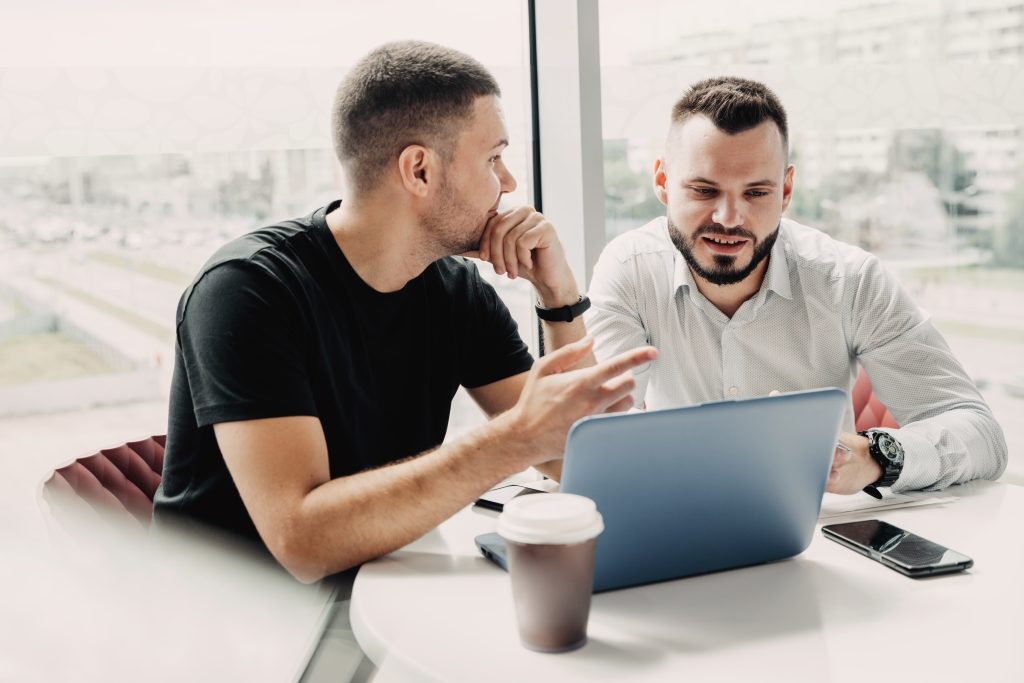 One-on-one meeting with an employee