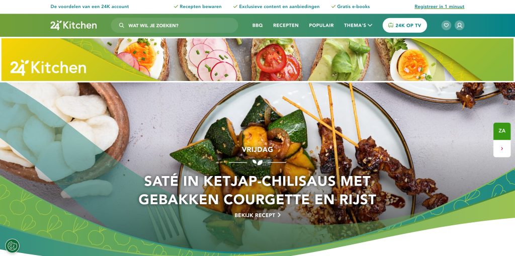 24Kitchen website using Drupal