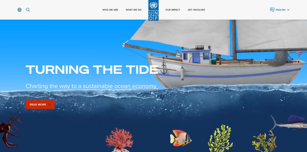 UNDP website using Drupal