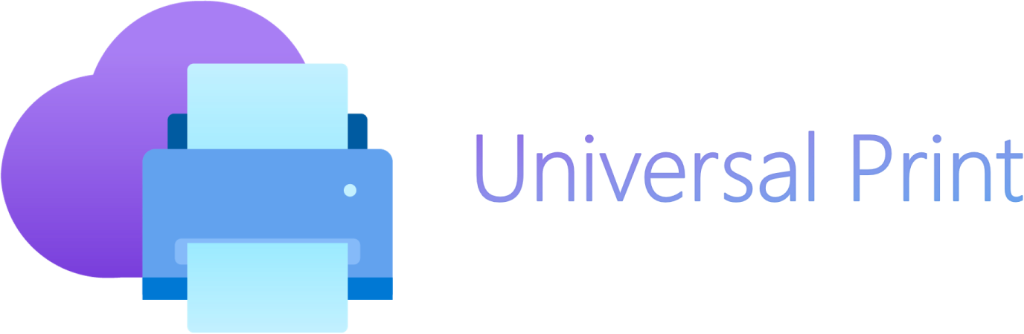 universal print logo